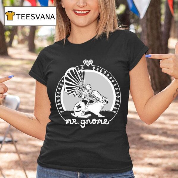 Mr Gnome Skeleton Cowboy T Shirt
