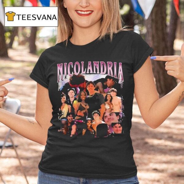 Nic Wearing A Nicolandria T Shirt
