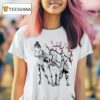 Rumi Mira And Zoey Of Huntr X From Kpop Demon Hunters In Japanese Sumi E Style T Shirt
