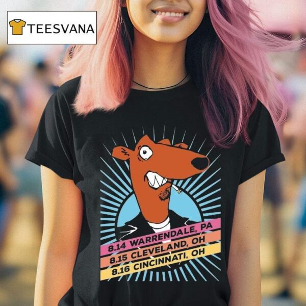 Screeching Weasel Pittsburgh Cleveland And Cincinnati Cigarettes T Shirt