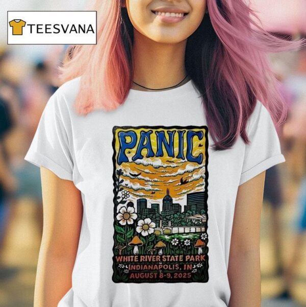 Widespread Panic Aug Everwise Amphitheater Indianapolis In Tour T Shirt