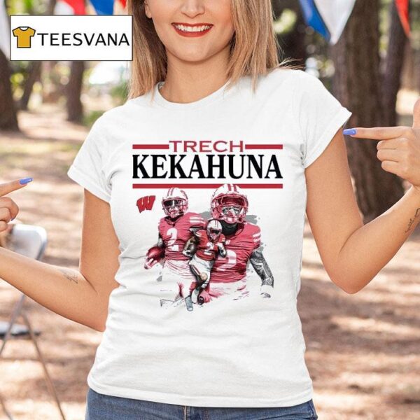 Wisconsin Ncaa Football Trech Kekahuna T Shirt