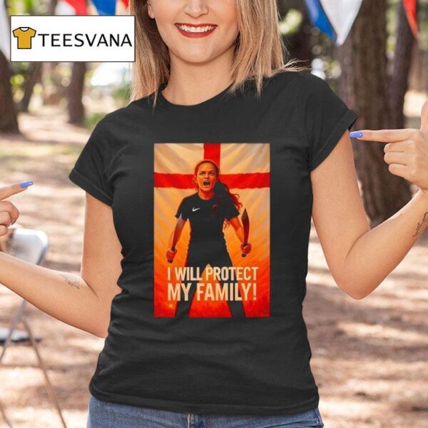 Brave Girl I Will Protect My Family T Shirt