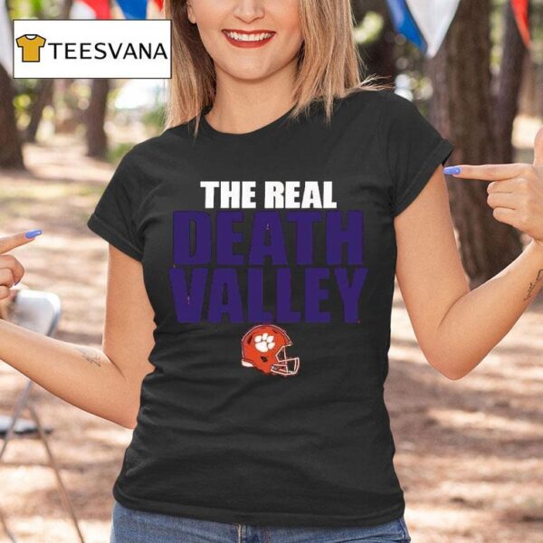 Clemson Tigers The Real Death Valley Helme T Shirt