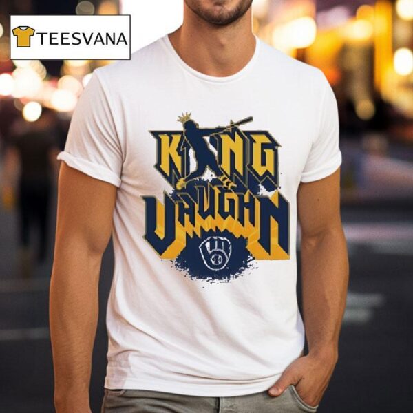 King Vaughn Milwaukee Brewers Baseball T Shirt