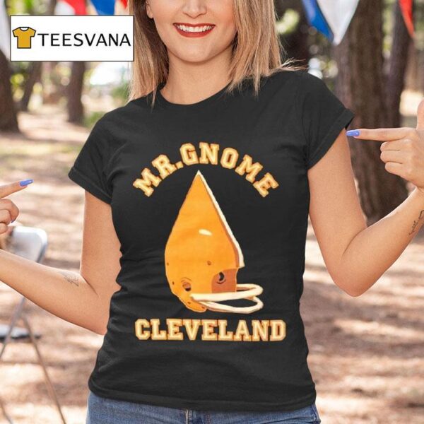 Mr Gnome Cleveland Football T Shirt