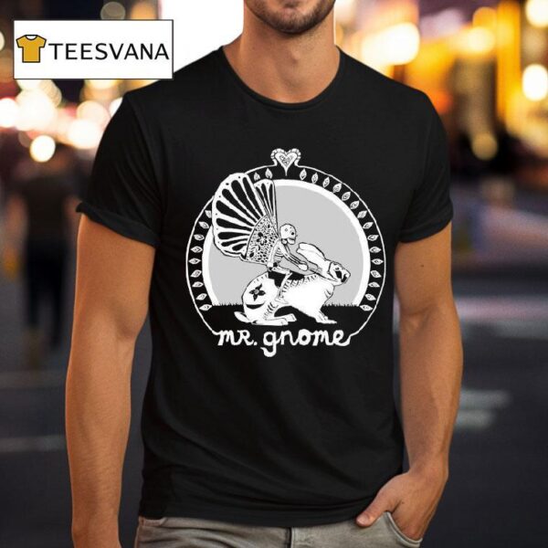 Mr Gnome Skeleton Cowboy T Shirt