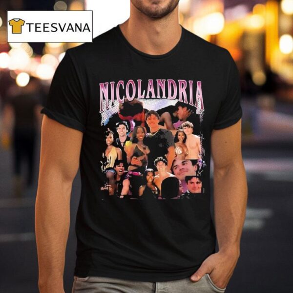 Nic Wearing A Nicolandria T Shirt