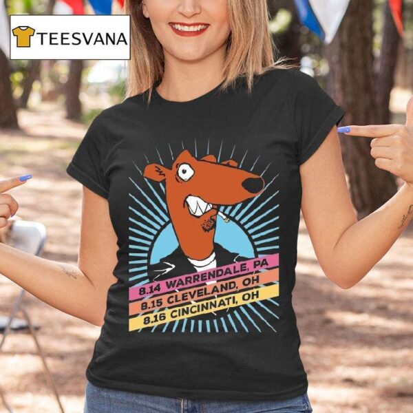 Screeching Weasel Pittsburgh Cleveland And Cincinnati Cigarettes T Shirt