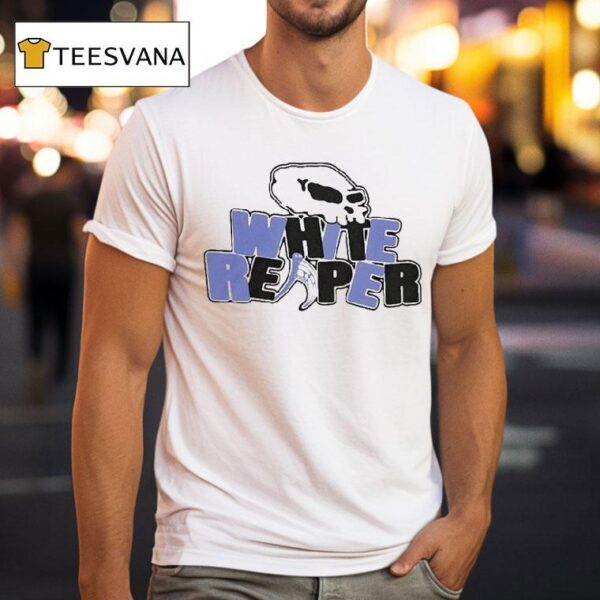 White Reaper Skull T Shirt