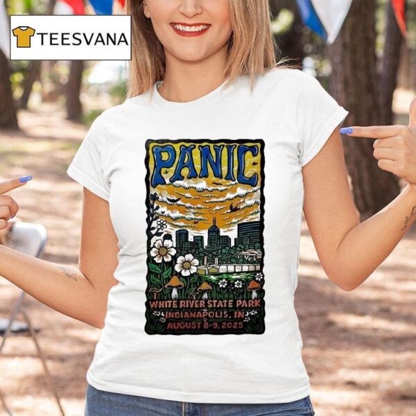 Widespread Panic Aug Everwise Amphitheater Indianapolis In Tour T Shirt