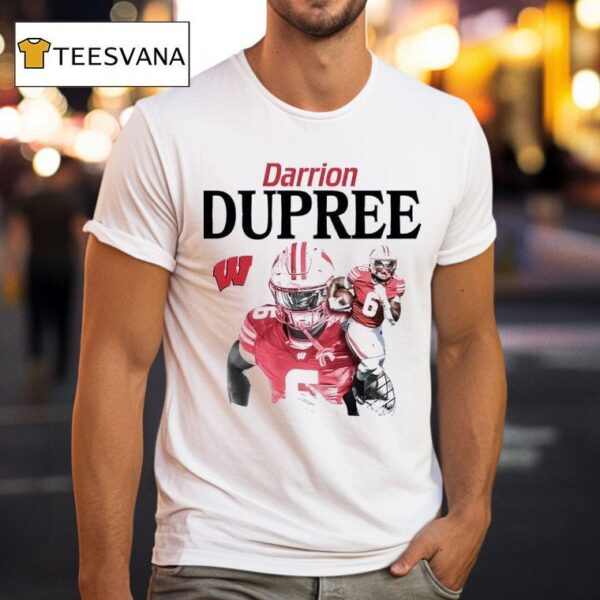 Wisconsin Ncaa Football Darrion Dupree T Shirt