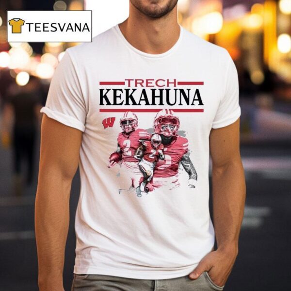 Wisconsin Ncaa Football Trech Kekahuna T Shirt