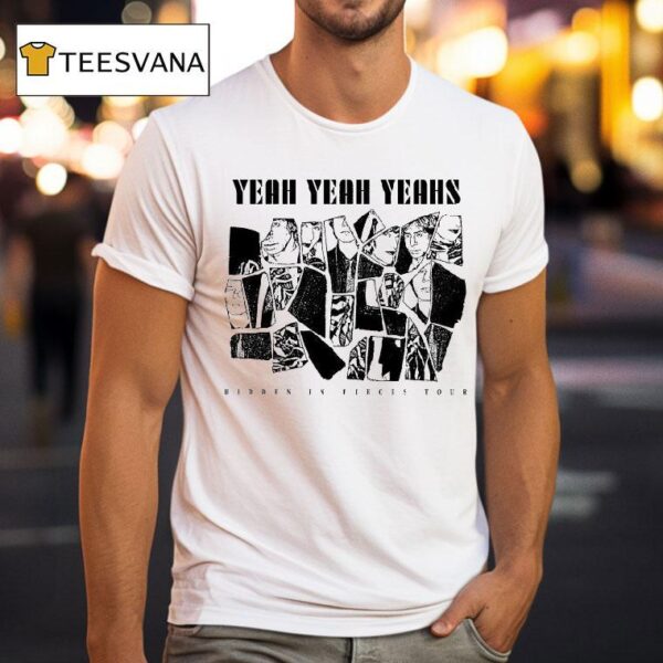 Yeah Yeah Yeahs Hidden In Pieces Tour Faces S T Shirt