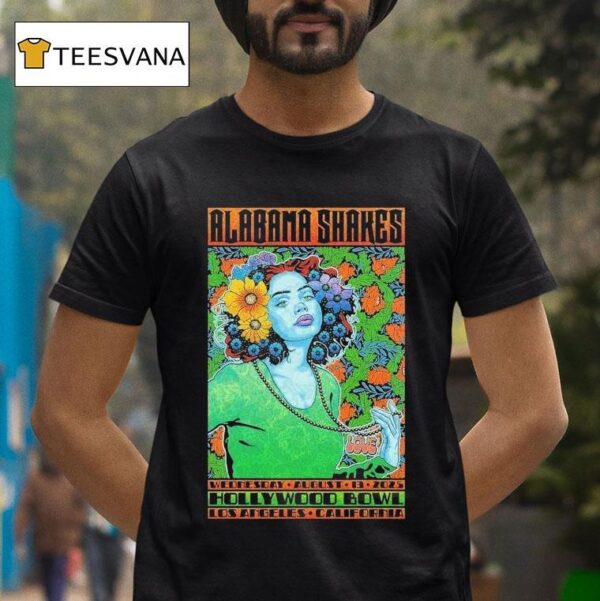 Alabama Shakes Los Angeles California Gig At Hollywood Bowl On August T Shirt
