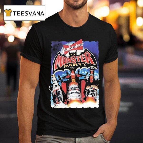 Budweiser Monster Party T Shirt
