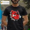Bulldog Cleveland Browns T Shirt