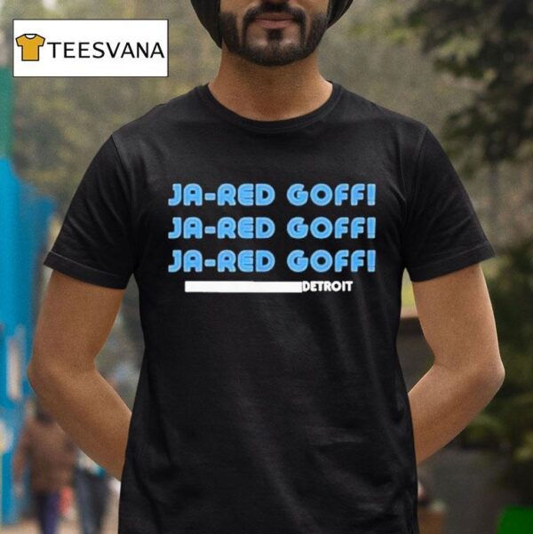 Detroit Lions Ja Red Goff T Shirt