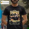 Johnny Cash Willie Nelson Waylon Jennings And Kris Kristofferson The Highwaymen Th Anniversary Thank You For The Memories T Shirt