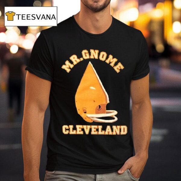 Mr Gnome Cleveland Football T Shirt