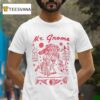 Mr Gnome Rabbit Ride Skeleton T Shirt