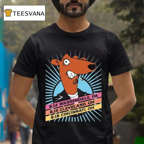 Screeching Weasel Pittsburgh Cleveland And Cincinnati Cigarettes T Shirt