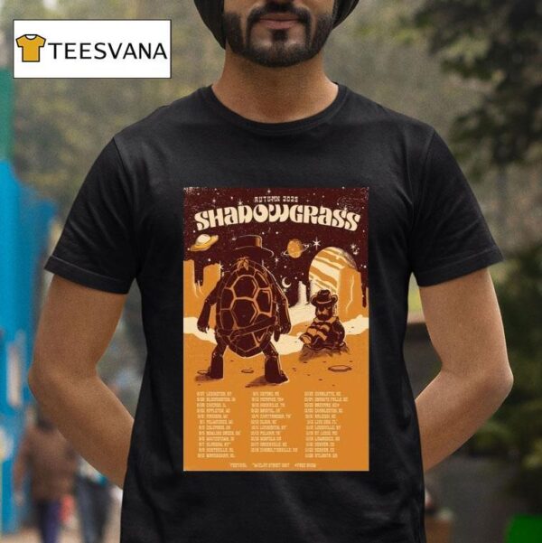 Shadowgrass Autumn Fall Tour Dates Turtle T Shirt