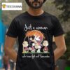 Snoopy The Peanuts Friends Florida State Seminoles Just A Woman Who Loves Fall And Seminoles T Shirt