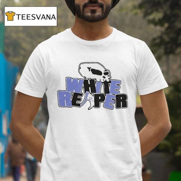 White Reaper Skull T Shirt