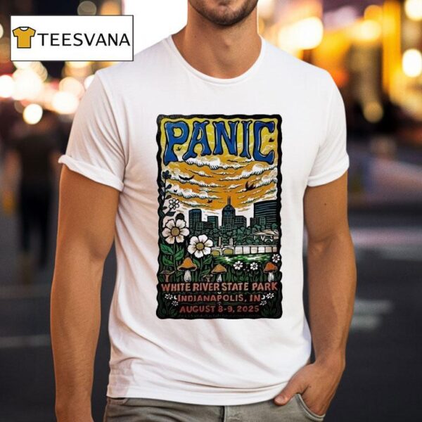 Widespread Panic Aug Everwise Amphitheater Indianapolis In Tour T Shirt