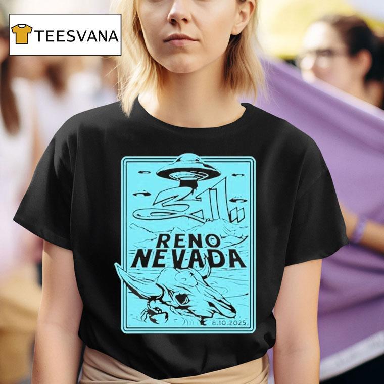   Tour Reno Nevada August   Ufo T Shirt