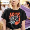 A Day To Remember Torch Wolf T Shirt