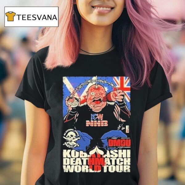 Abdullah Kobayashi Icw Nhb X Dmdu X Bgw Death Match World Tour T Shirt