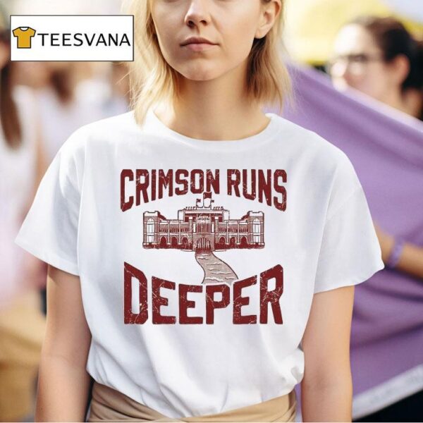 Alabama Crimson Tide Crimson Runs Deeper T Shirt