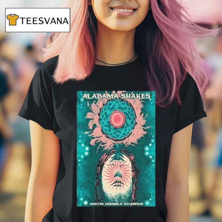  Alabama Shakes Aug   Isleta Amphitheater Event Head T Shirt