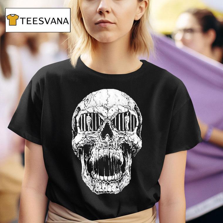  All Shall Perish Skull Fang T Shirt
