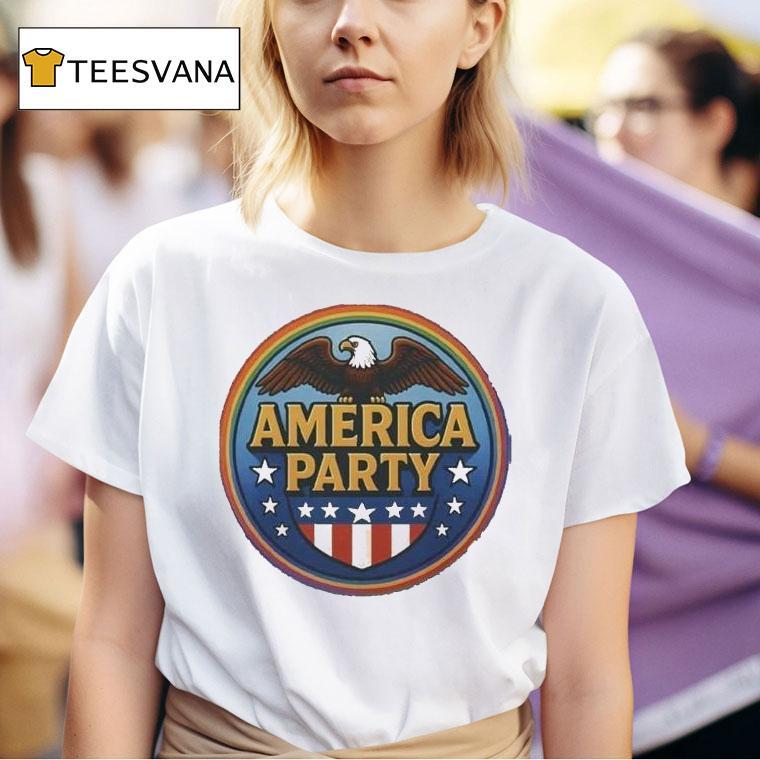 America Party Eagle T Shirt