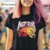 Angry Runs Nfl Tour Helmet Skull Flames T Shirt