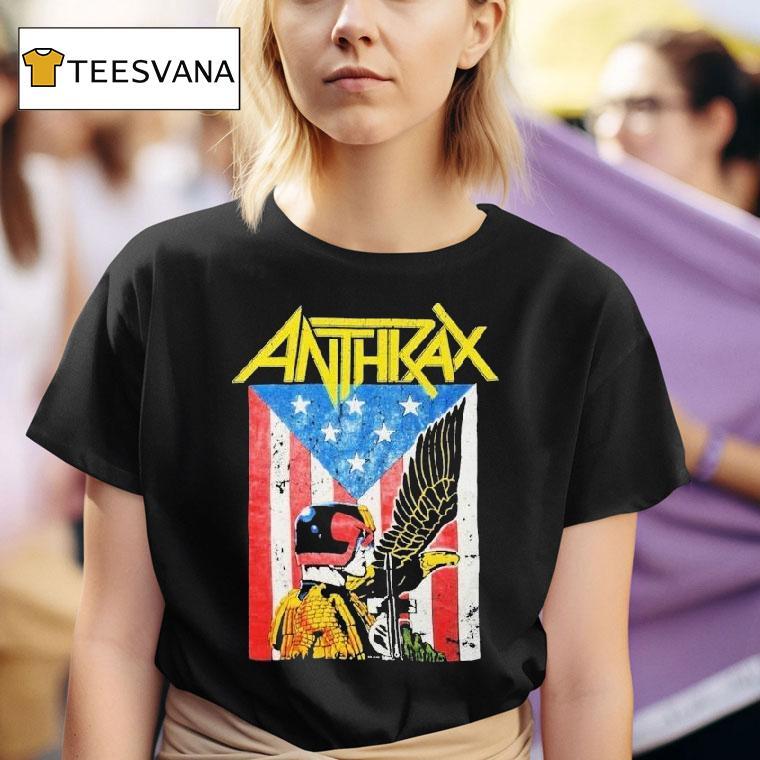  Anthrax Dredd Eagle T Shirt