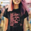 Asking Alexandria Let The Dead Take Me Skull T Shirt
