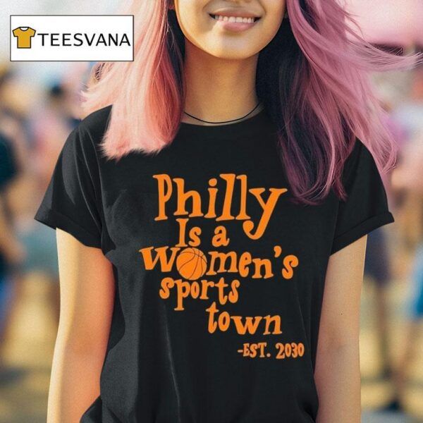 Aubrey Plaza Wearing Philly Is A Women S Sports Town Est T Shirt