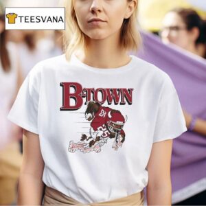 B Town Indiana Hoosiers Mascot Football T Shirt