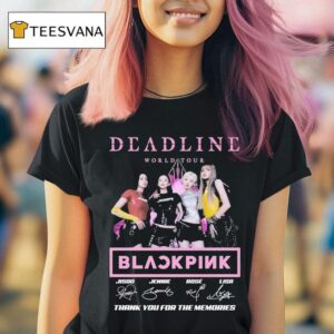 Blackpink Deadline World Tour Thank You For The Memories Signatures T Shirt