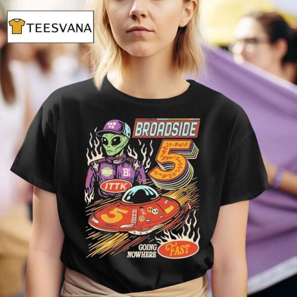 Broadside Nas Star Going Nowhere Fast Alien T Shirt
