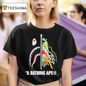 Camo Shark A Bathing Ape T Shirt