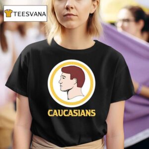 Caucasians Style Washington Commanders Logo Parody T Shirt