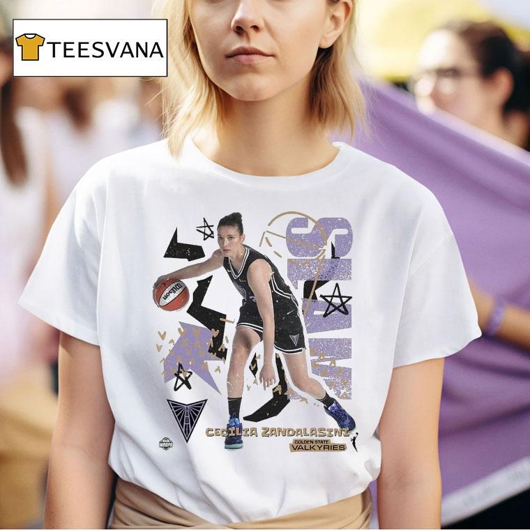  Cecilia Zandalasini Slam Golden State Valkyries Wnbpa T Shirt
