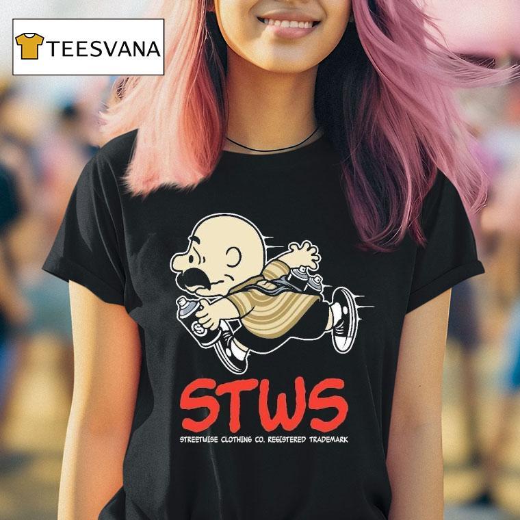  Charlie Brown Streetwise Run Up T Shirt