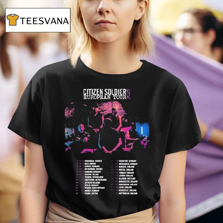  Citizen Soldier European Tour  Dates For October And November T Shirt