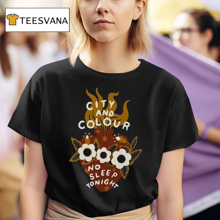  City And Colour No Sleep Tonight Delaware T Shirt